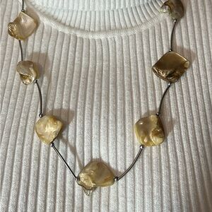 Super cute Alabone stone necklace, earrings, and bracelet! From Mexico!